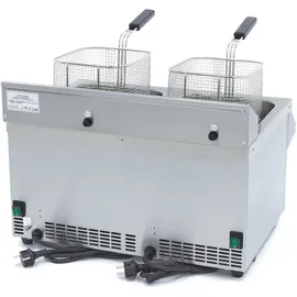 MAXIMA Gastro Fritteuse 2 x 8 l schwarz