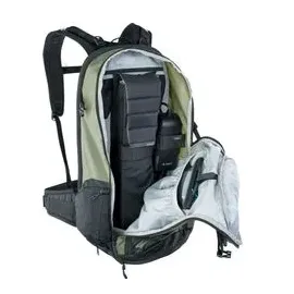 Evoc FR Tour E-Ride 30 E-Bike-Rucksack mit Rückenprotektor, Dunkeloliv/Schwarz