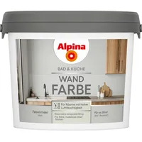 Alpina Bad- und Küchenfarbe Felsenmeer grau matt 2,5 l