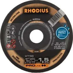 RHODIUS Trennscheibe XT38 125 x 1,5mm gerade
