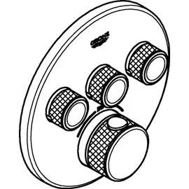 Grohe Grohtherm SmartControl Thermostat mit 3 Absperrventile