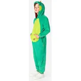 Opposuits Kostüm Dinosaurier Onesie für Kinder, Der Overall beweist: jedes Tier eignet sich zum Kuscheln! grün 134-152