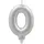 Papstar Zahlenkerze mit Halter 7 cm 12 St. Silber