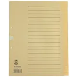 Esselte Register 621006 blanko A4 Papier chamois