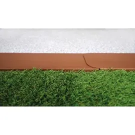 Bellissa Rasenkante Corten für Mähroboter, 2er-Set, Braun