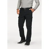 MAN'S WORLD Cargohose Regular Schwarz S
