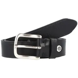 b.belt Cesar Gürtel Leder schwarz 110 cm