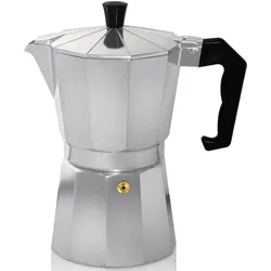 Espressokocher KRÜGER "Italiano", silber (silberfarben), 0,1 l, 1 Tasse(n), Kaffeemaschinen, traditionell italienisch, aus Aluminium, mit Silikon-Dichtungsring
