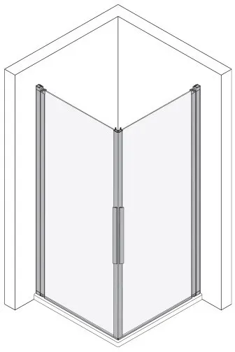 Koralle Eckdusche myDay EPWS L 75, VB01507520A81 VB01507520A81