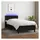 vidaXL Boxspringbett 100 x 200 cm Schwarz