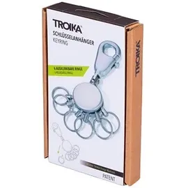 Troika® Schlüsselanhänger PATENT silber