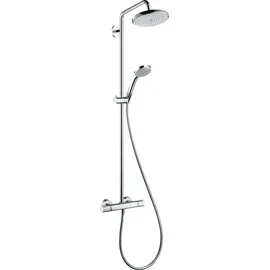 Hansgrohe Croma Showerpipe 220 1jet EcoSmart 9 mit Thermostat 27188000