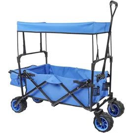 toboli Bollerwagen faltbar blau