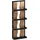 Wohnling Wandregal 80 x 30 x 10 cm Braun/Schwarz