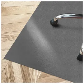 Floordirekt Bodenschutzmatte mit abgeschrägter Kante Kleopatra Dunkelgrau