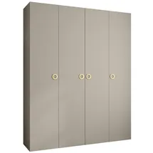 abiks möbel Drehtürenschrank COMO 200 x 245,5 x 40 cm Gold