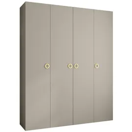 abiks möbel Drehtürenschrank COMO 200 x 245,5 x 40 cm Gold