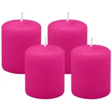 Kopschitz Kerzen Adventskranzkerzen 4 St. Ø 50 mm Fuchsia Pink