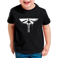 style3 Print-Shirt Kinder T-Shirt Firefly the last of us tv videospiel ps4 ps5 schwarz 140