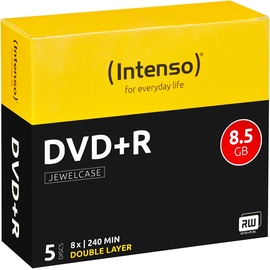 Intenso DVD+R 8,5 GB 8x 5 St.
