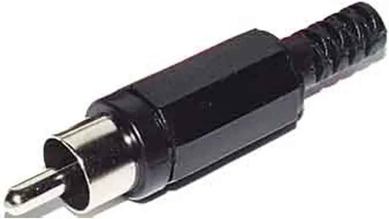 E+P Elektrik Cinchstecker CS 1 K LOSE S
