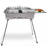 Grillpeter Mangal Astana Deluxe 9er Spießdreher 230V Alumotor BBQ