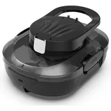 (2026 Upgrade) S1PRO Poolroboter, 120 Min Automatische Reinigung, Dual Motoren Poolreiniger Selbsteinparkfunktion mit 2,5H Ladezeit Poolsauger Akku für Flache Böden Pools bis 100 m2, Schwarz-Weiß