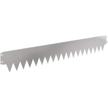 vidaXL Raseneinfassung 103 x 15 cm 30 Stück Silber