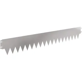 vidaXL Raseneinfassung 103 x 15 cm 30 Stück Silber