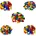 LEGO LEGO DUPLO 30 2x4 Steine und 70 2x2 Steine Bunt Gemischt 3437 3011 NEU Menge 100x Bunt