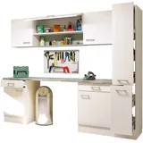 Flex-Well Lucca Küchenzeile 240 x 0 x 0 cm weiß