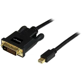 Startech mini DisplayPort DVI kabel Computer-Monitor-Kabel 1920 x 1200 – mDP-auf-DVI-Kabel - Mini-DisplayPort-Kabel - Schwarz (MDP2DVIMM3B)