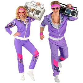 w widmann milano party fashion 80er Trainingsanzug Bad Taste Damen L