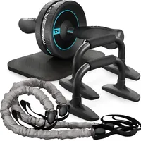 trex sport Bauchroller Set 4in1 Blau