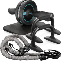 trex sport Bauchroller Set 4in1 Blau