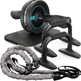 trex sport Bauchroller Set 4in1 Blau