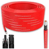 germany b.e.s.t Solarkabel 6 mm2 50 m Rot/Schwarz