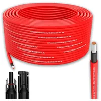 germany b.e.s.t Solarkabel 6 mm2 50 m Rot/Schwarz