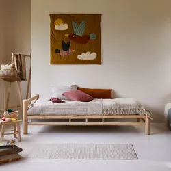 Kinder-Bett Kalif aus massivem Teakholz 90x190 cm