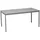 Gürkan Mehrzwecktisch grau rechteckig, Vierkantrohr grau, 140,0 x 80,0 x 75,0 cm