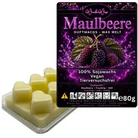 WonderWax Duftwachs WonderWax® Duftwachs 6 Herzen, (Maulbeere), Duftrichtung: Maulbeere