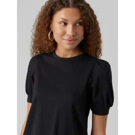 Vero Moda Vmkerry 2/4 O-NECK TOP VMA Noos Shirt, schwarz, XS EU