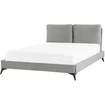 Beliani Melle 140 x 200 cm Grau
