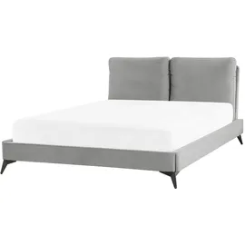 Beliani Melle 140 x 200 cm Grau