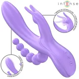 Intense Intense, - Miko Dreifachvibrator Rabbit Stimulator Anal 7 Vibrationsmodi, Lila