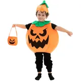 Spooktacular Creations Halloween Child Unisex Wicked Pumpkin Kostüm für Kinder, Halloweem Party (3T (3-4 yr))