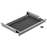 SO-Tech Cavo Schreibtisch Unterbauschublade abschließbar Breite: 500 mm grau, 50 cm