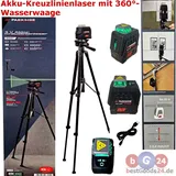 Parkside PKLLP 360 B3 4 V Akku-Kreuzlinienlaser 360° Rotationslaser