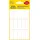 Avery Zweckform Haushaltsetiketten 3076 Weiß 38 x 14 mm 6 Blatt 90 St.
