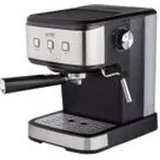 First Austria TZS First Austria Espresso Siebträgermaschine schwarz + 2-in-1 Messlöffel und Tamper